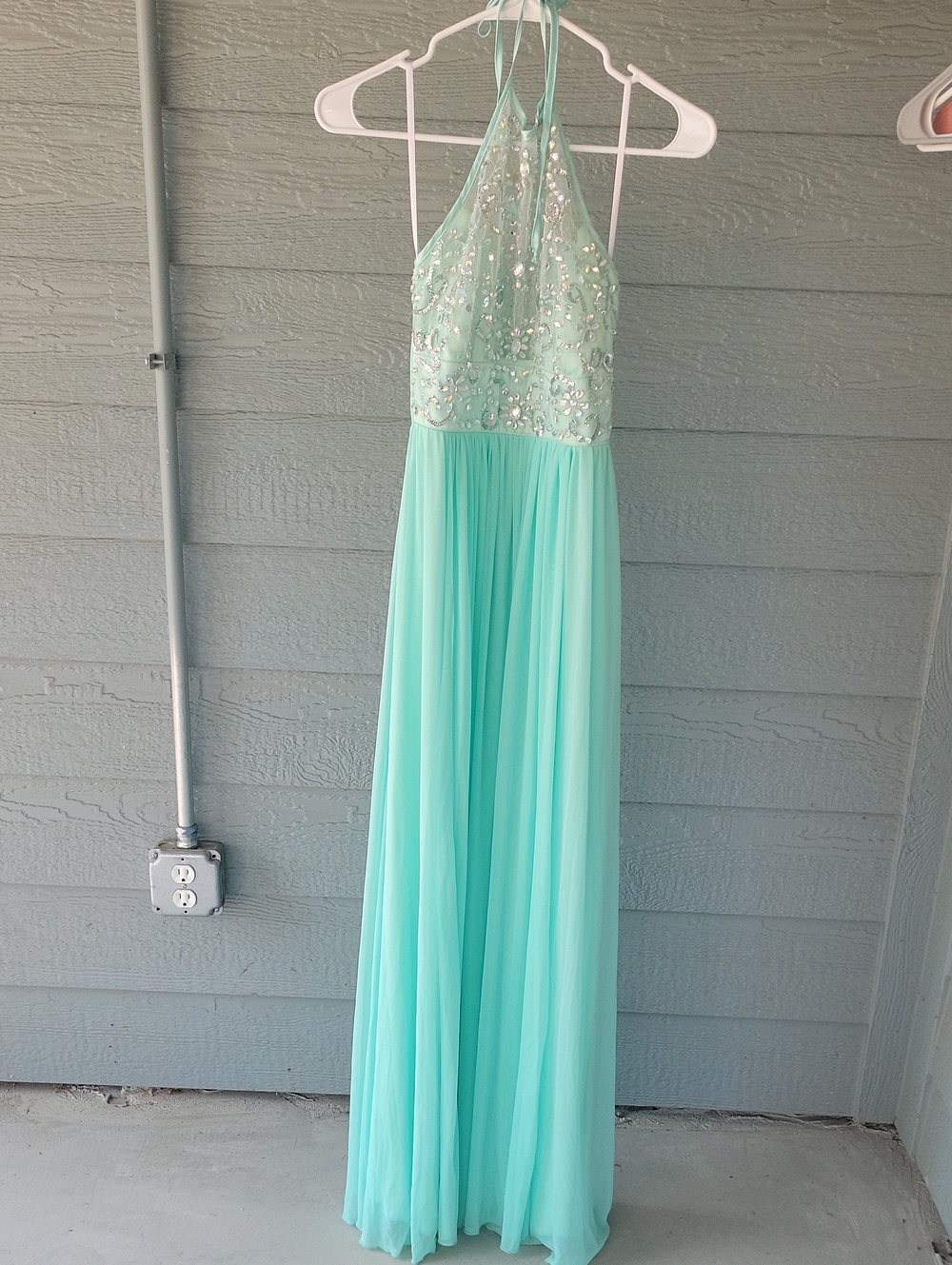 Mint Green Long Dress
